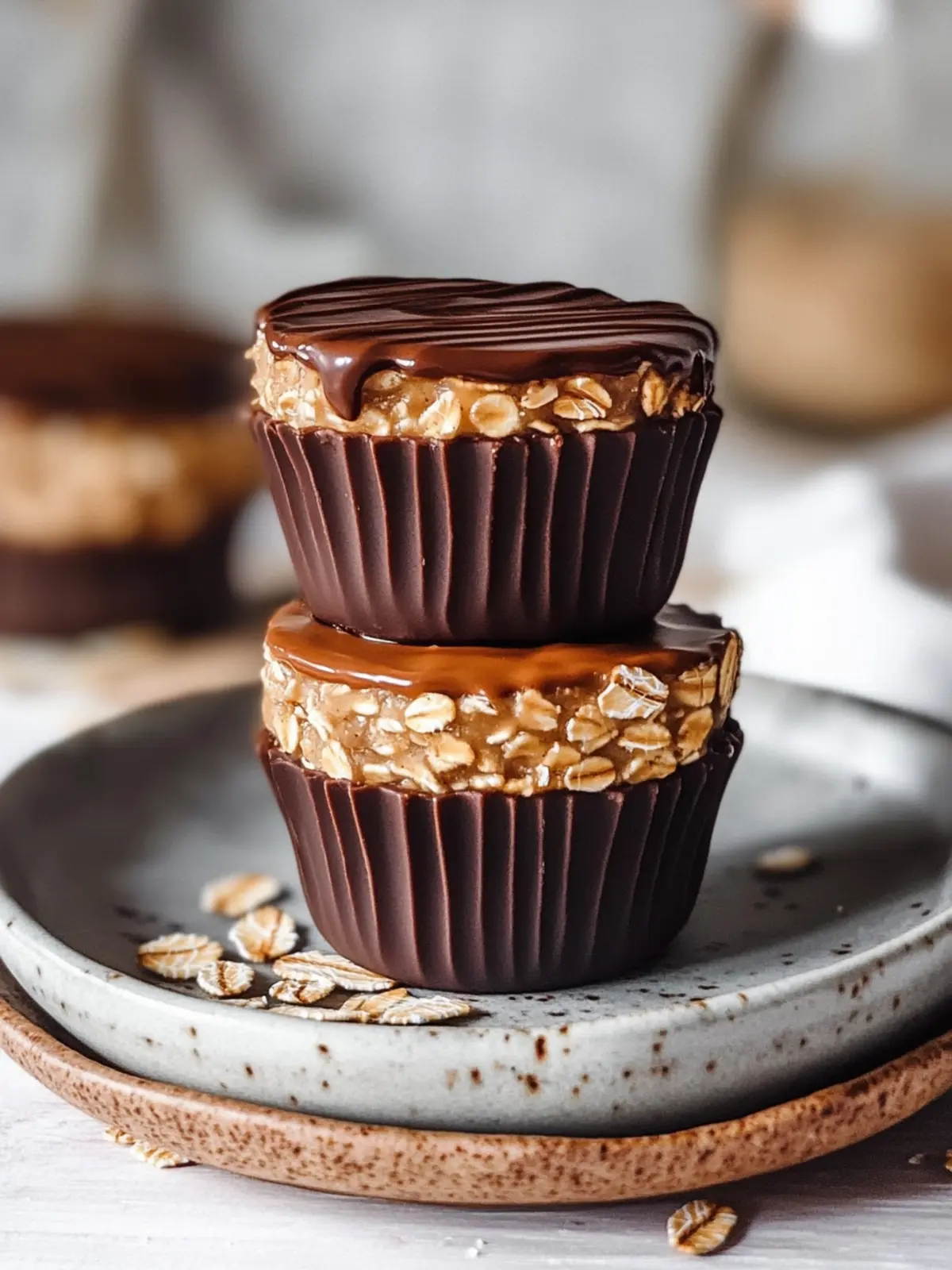 Peanut Butter Chocolate Oat Cups: The Ultimate Sweet Treat 3 Peanut Butter Chocolate Oat Cups