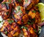 Spicy Yogurt-Marinated Chicken Tandoori with Cilantro Rice Bliss