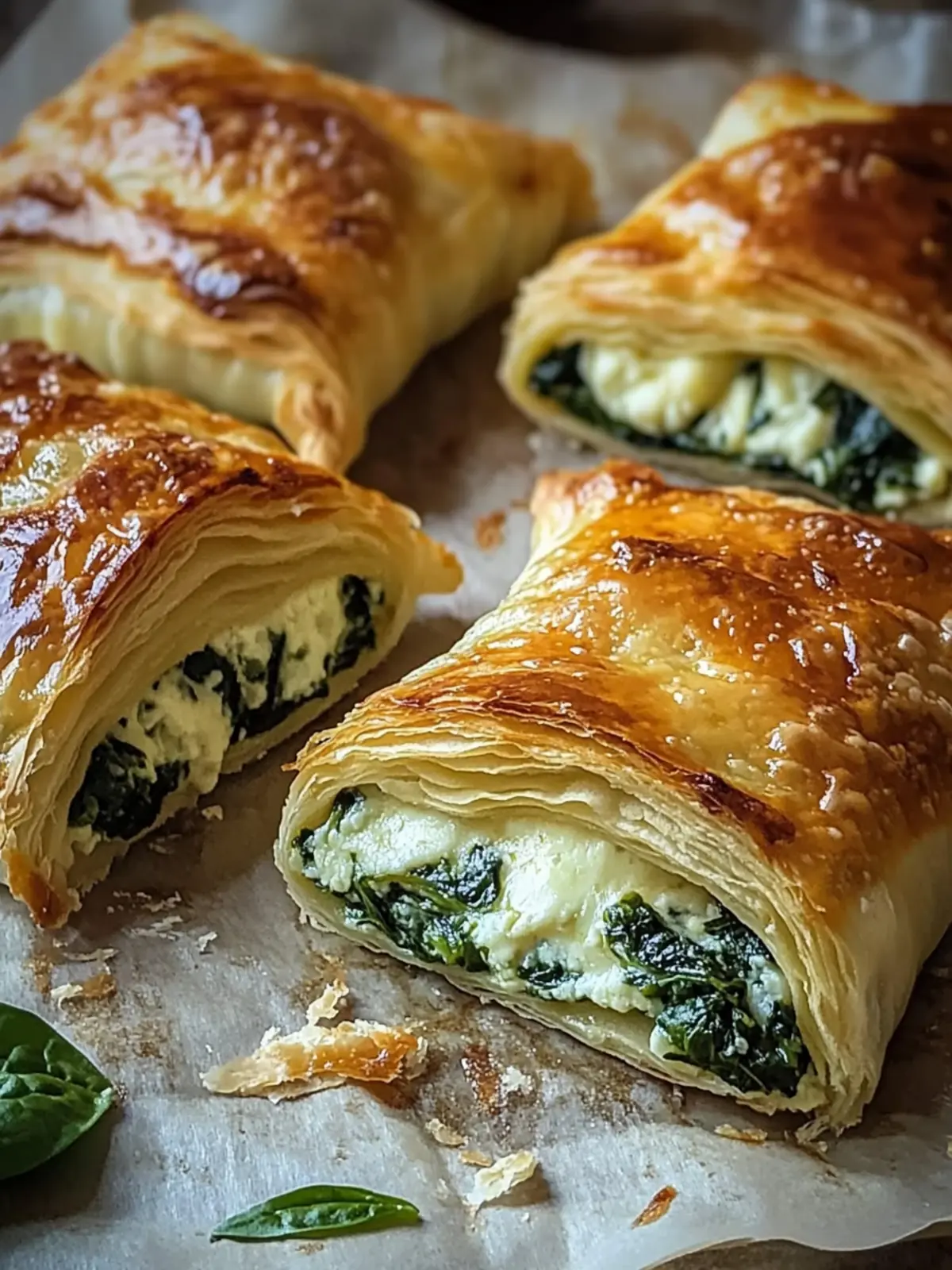 Cheese and Spinach Stuffed Pastry to Wow Your Taste Buds 4 Cheese and Spinach Stuffed Pastry