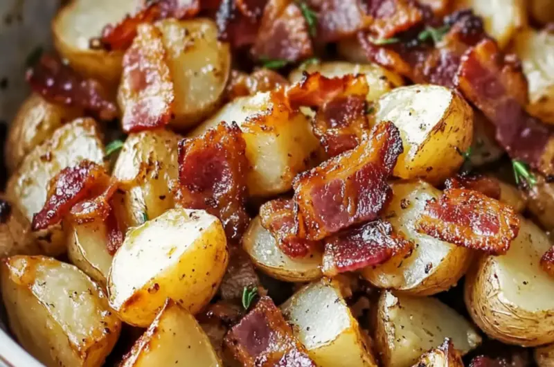 Bacon Honey Roasted Potatoes