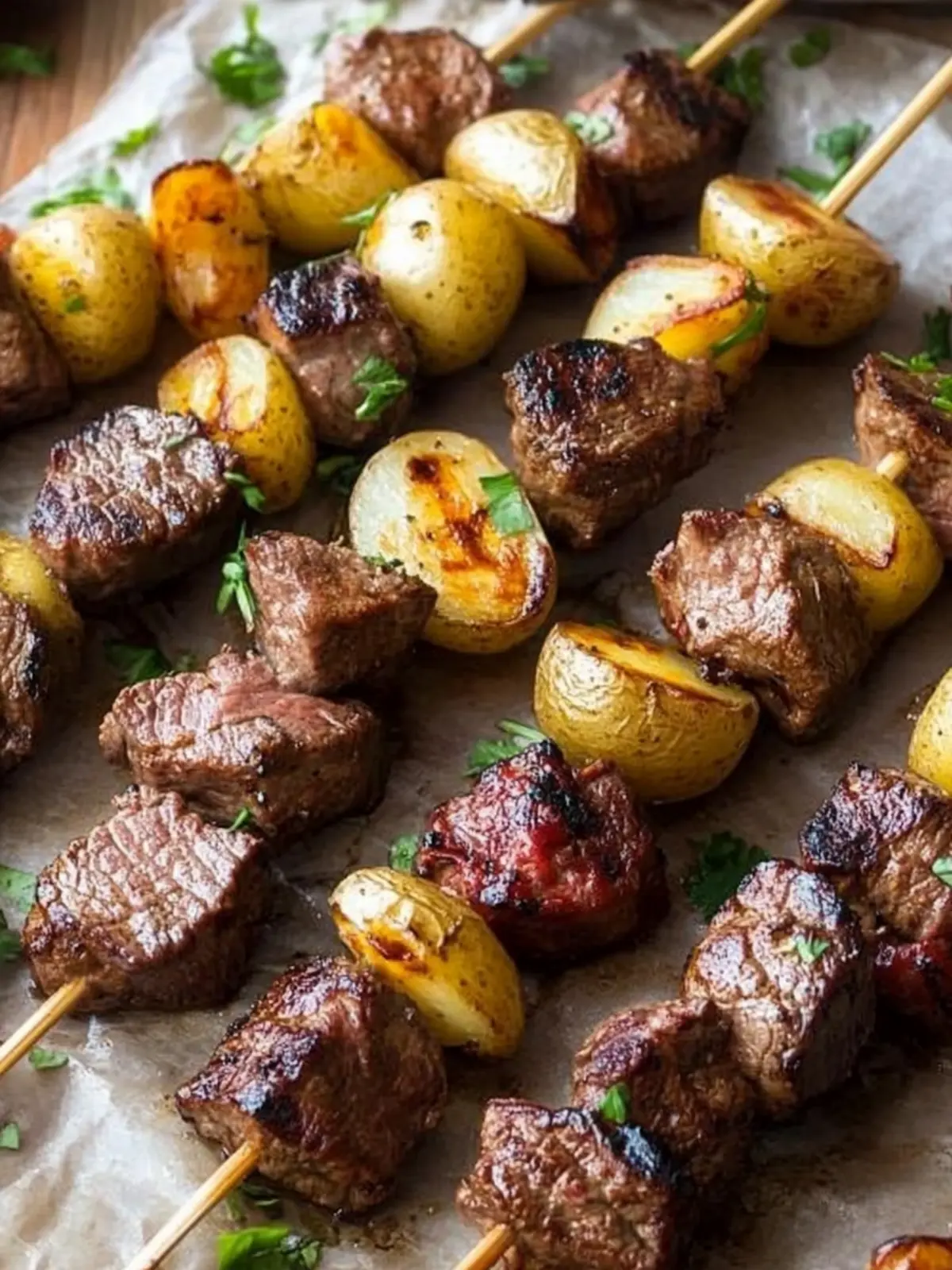 Sizzling Steak & Potato Kebabs for Your Epic BBQ Night 3 Steak & Potato Kebabs