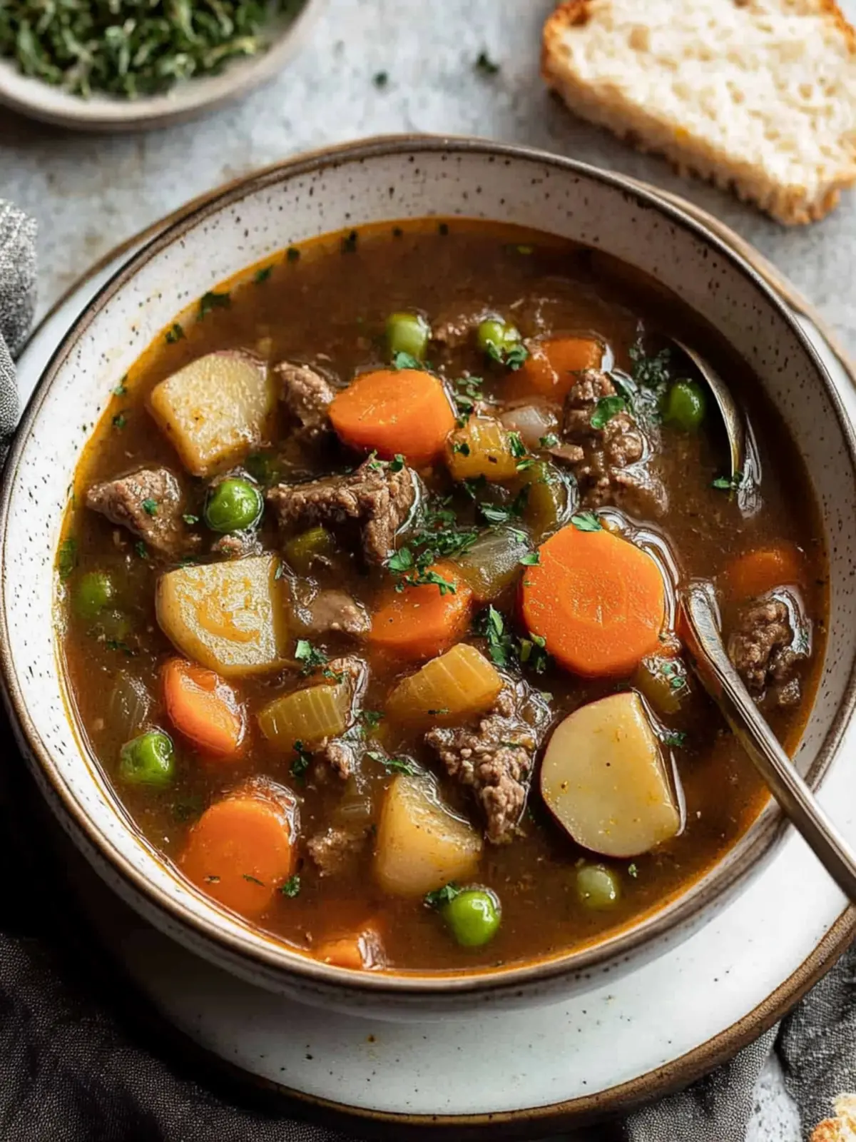 Comforting Vegetable Beef Soup for Chilly Days Ahead 3 Vegetable Beef Soup
