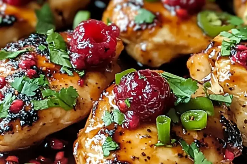 Spicy Jalapeño Raspberry Chicken