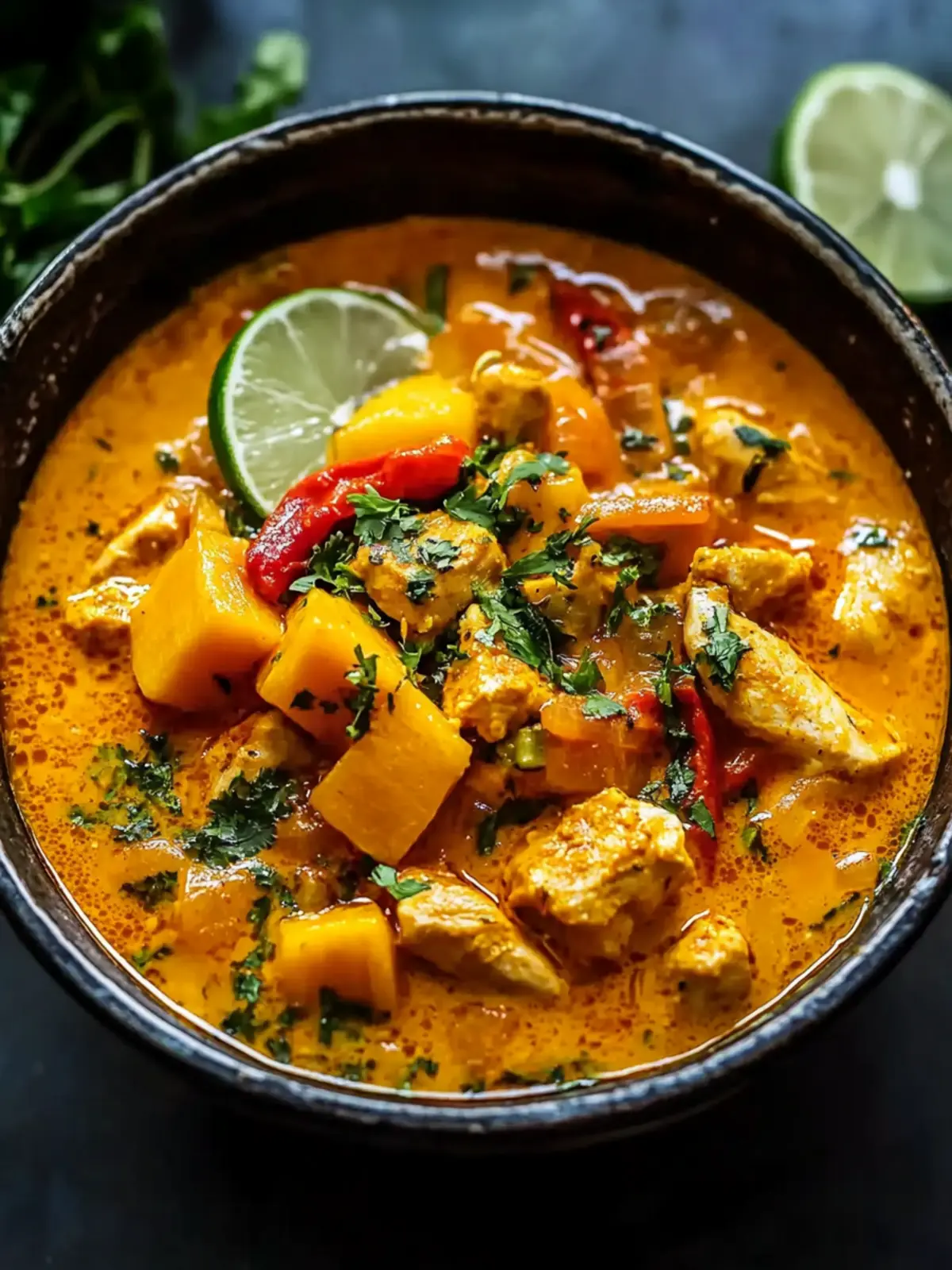 Mango Chicken Curry Bliss: Quick, Creamy, and Irresistible 3 Mango Chicken Curry