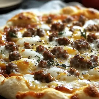 Biscuits and Sausage Gravy Breakfast Pizza for Ultimate Comfort 9 Biscuits and Sausage Gravy Breakfast Pizza