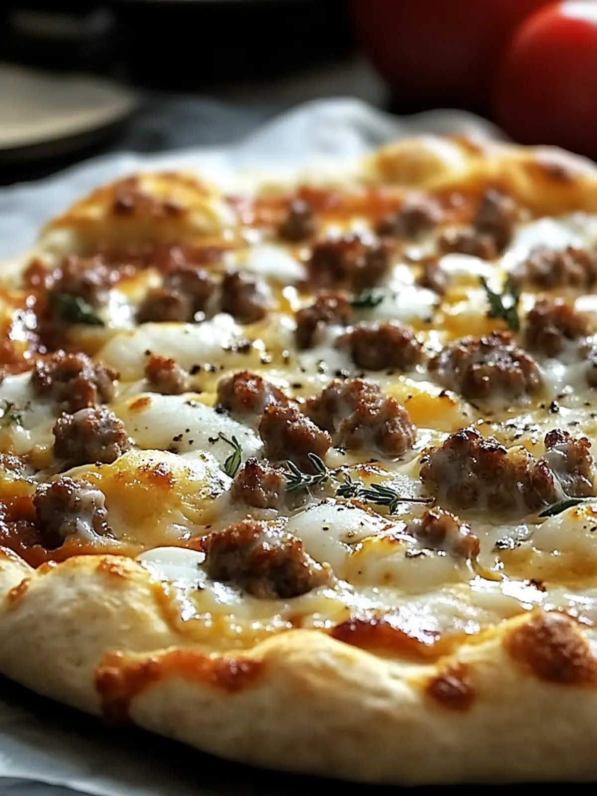 Biscuits and Sausage Gravy Breakfast Pizza for Ultimate Comfort 5 Biscuits and Sausage Gravy Breakfast Pizza