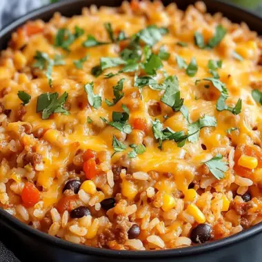 Quick Cheesy Taco Rice for a Fun Family Dinner Night 10 Cheesy Taco Rice
