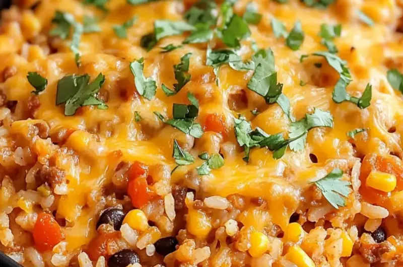 Cheesy Taco Rice