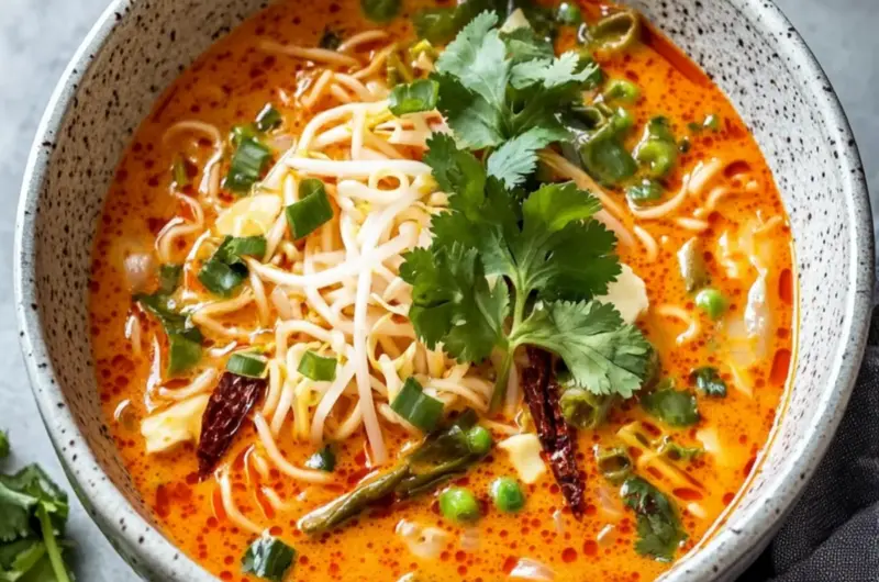 Thai Red Curry Noodle Soup