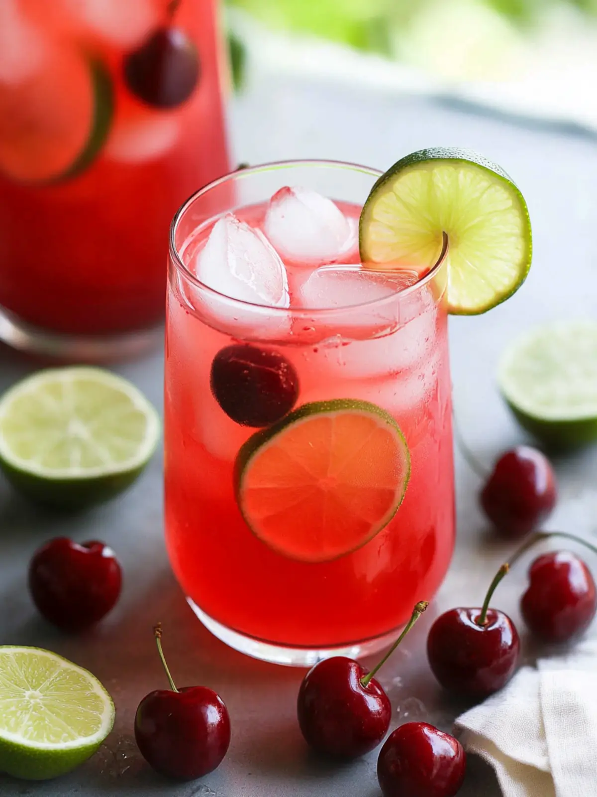 Refreshing Homemade Cherry Limeade to Beat the Summer Heat 4 Homemade Cherry Limeade