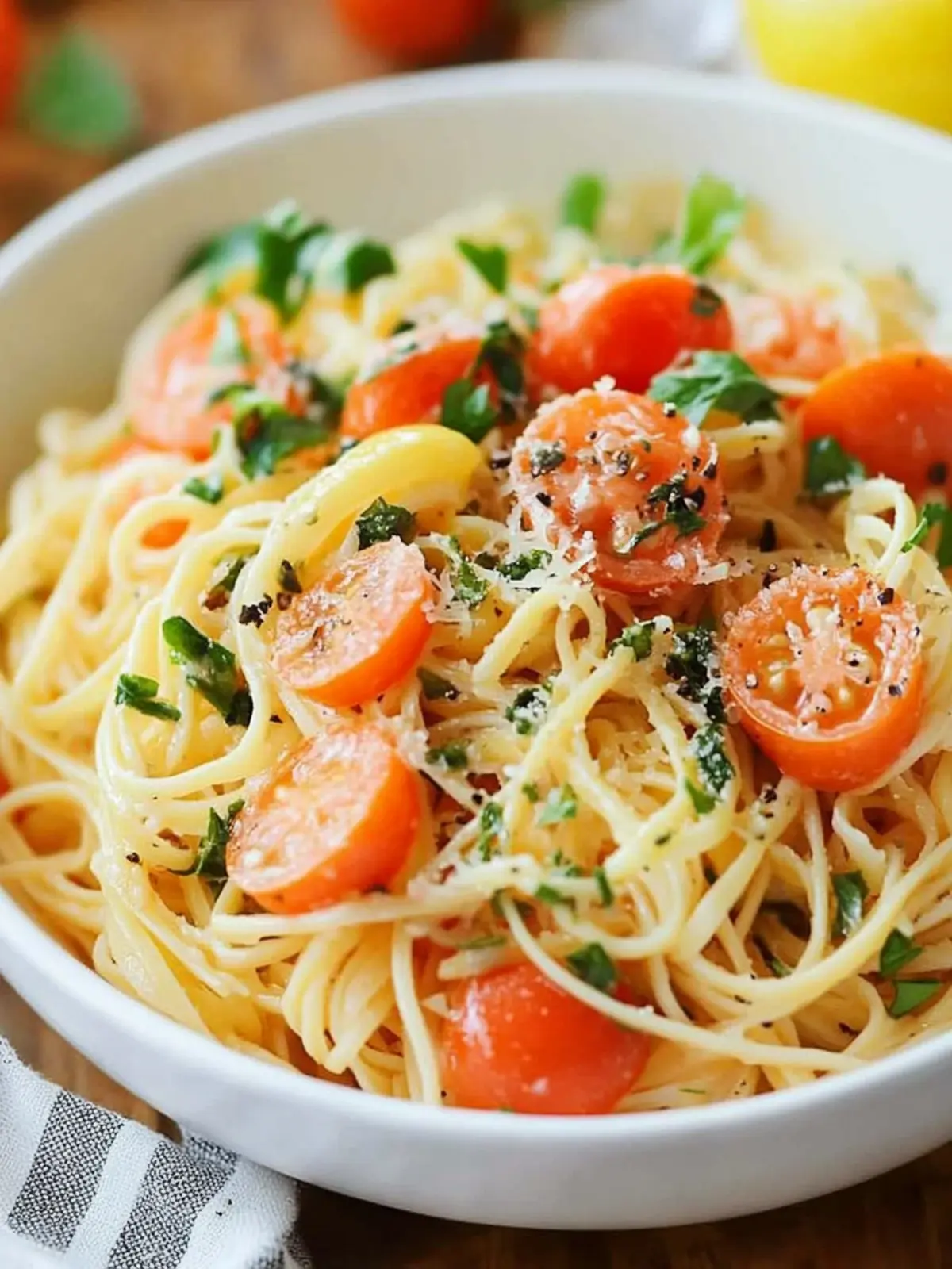 Zesty Lemon Capellini Salad That Dances on Your Palate 5 Lemon Capellini Salad
