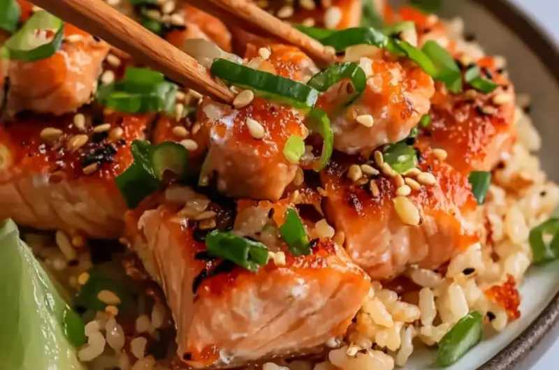 Salmon Crispy Rice