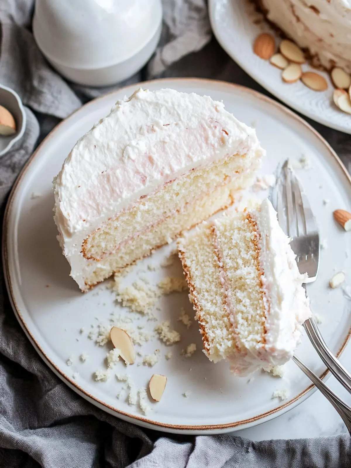 Delicious White Almond Cake to Elevate Your Baking Game 3 White Almond Cake