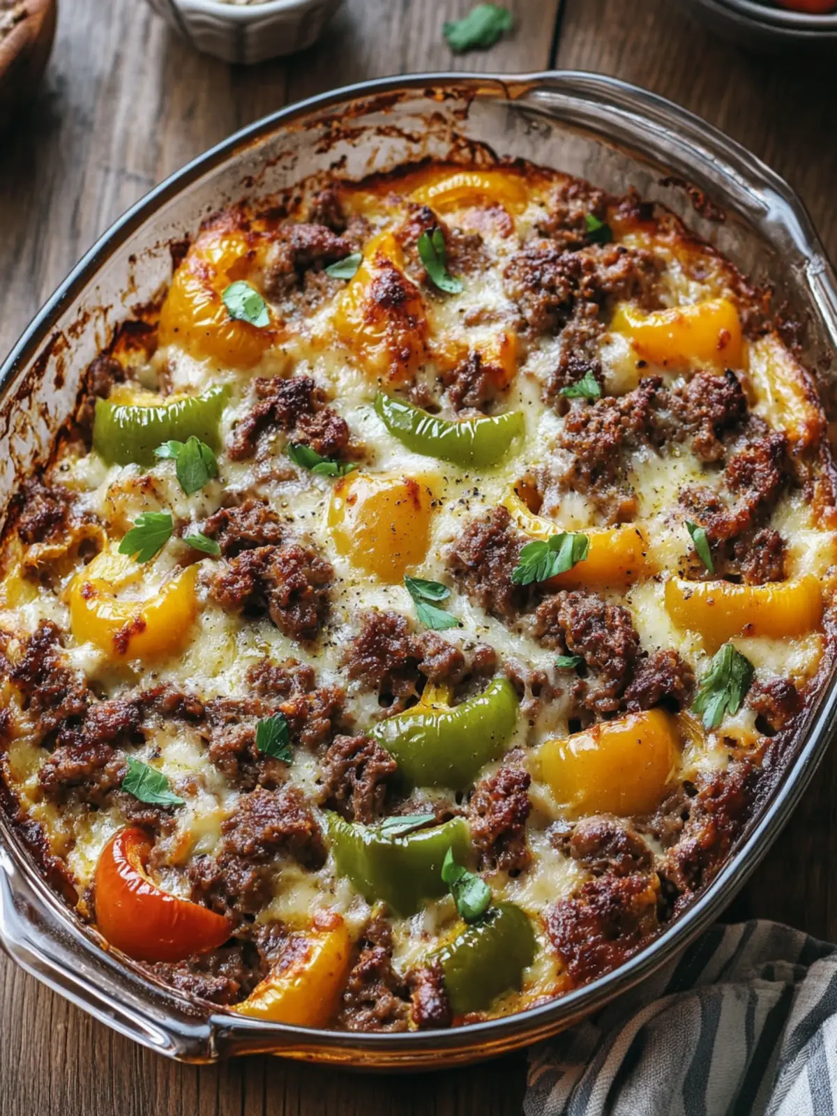 Amish Beef and Bell Pepper Bake: Comfort Food Made Easy 2 Amish Beef and Bell Pepper Bake