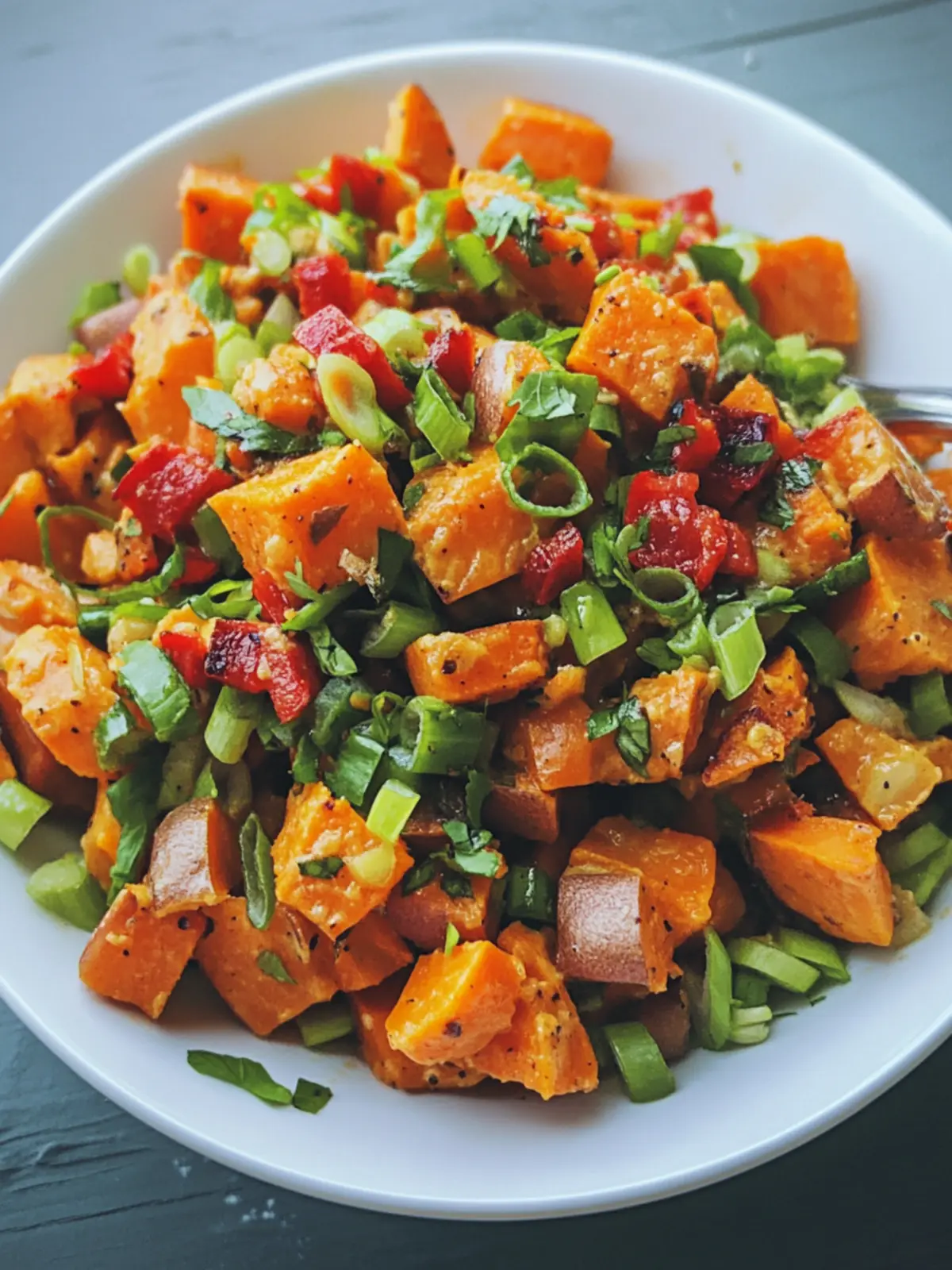 Roasted Sweet Potato Salad: A Colorful Twist on Tradition 3 Roasted Sweet Potato Salad