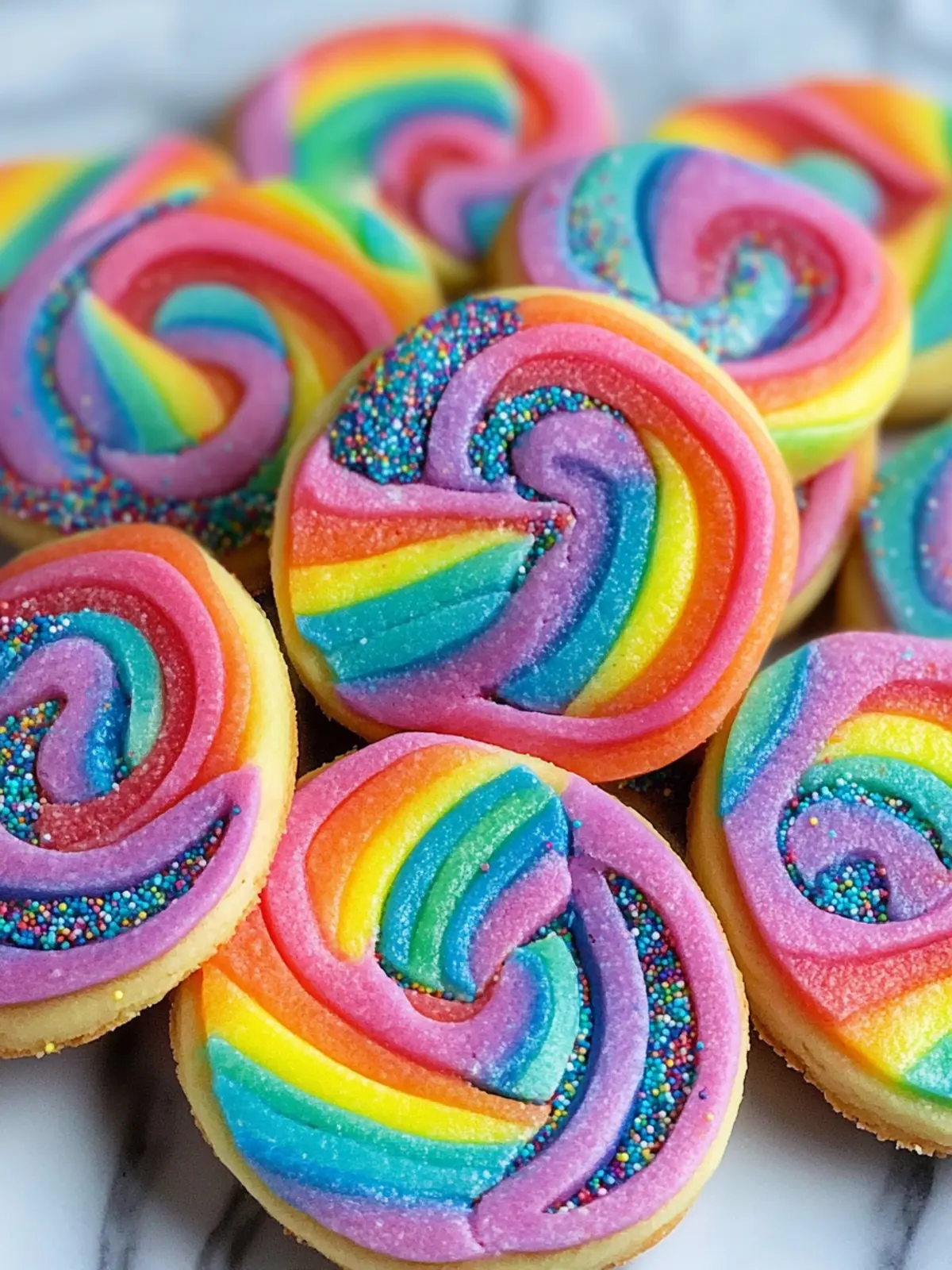 Bake Fun Rainbow Pinwheel Cookies for Colorful Memories 2 Rainbow Pinwheel Cookie
