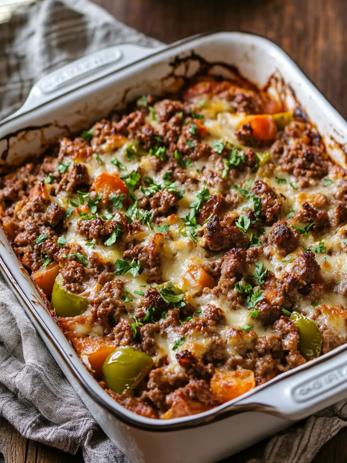 Amish Beef and Bell Pepper Bake: Comfort Food Made Easy 3 Amish Beef and Bell Pepper Bake