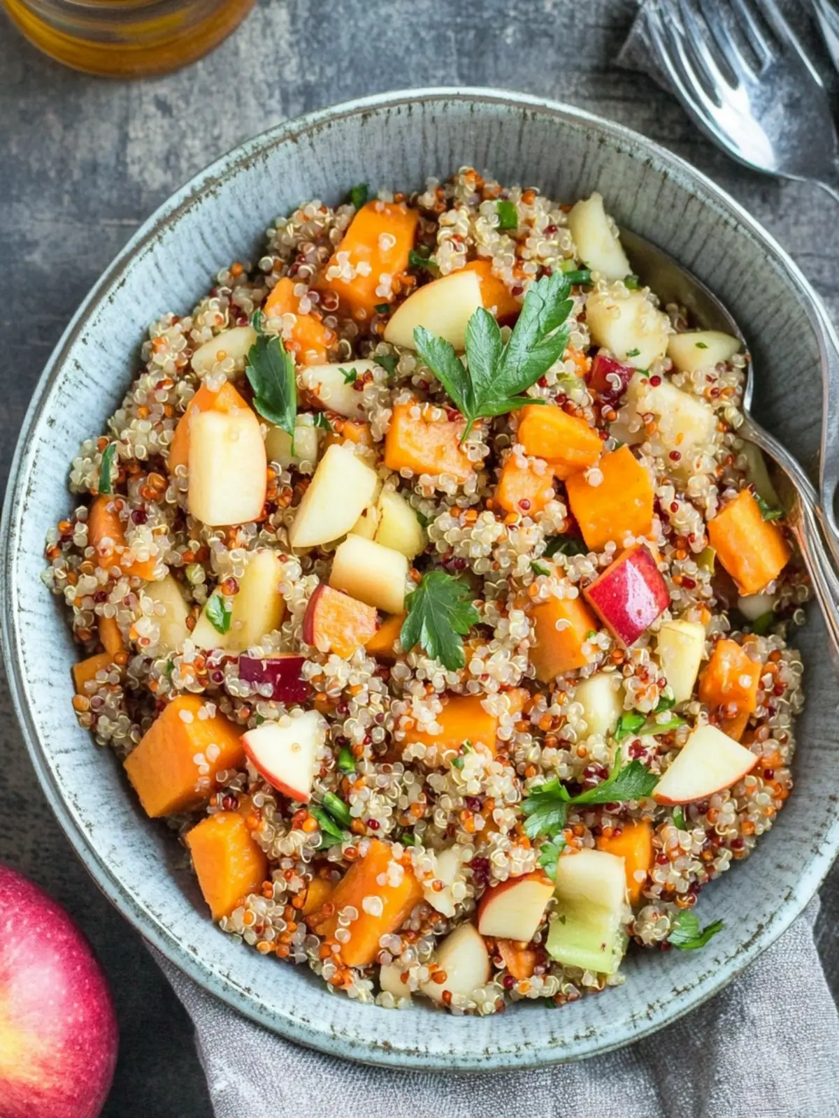 Apple Sweet Potato Quinoa Salad for Healthy Fall Flavor 4 Apple Sweet Potato Quinoa Salad