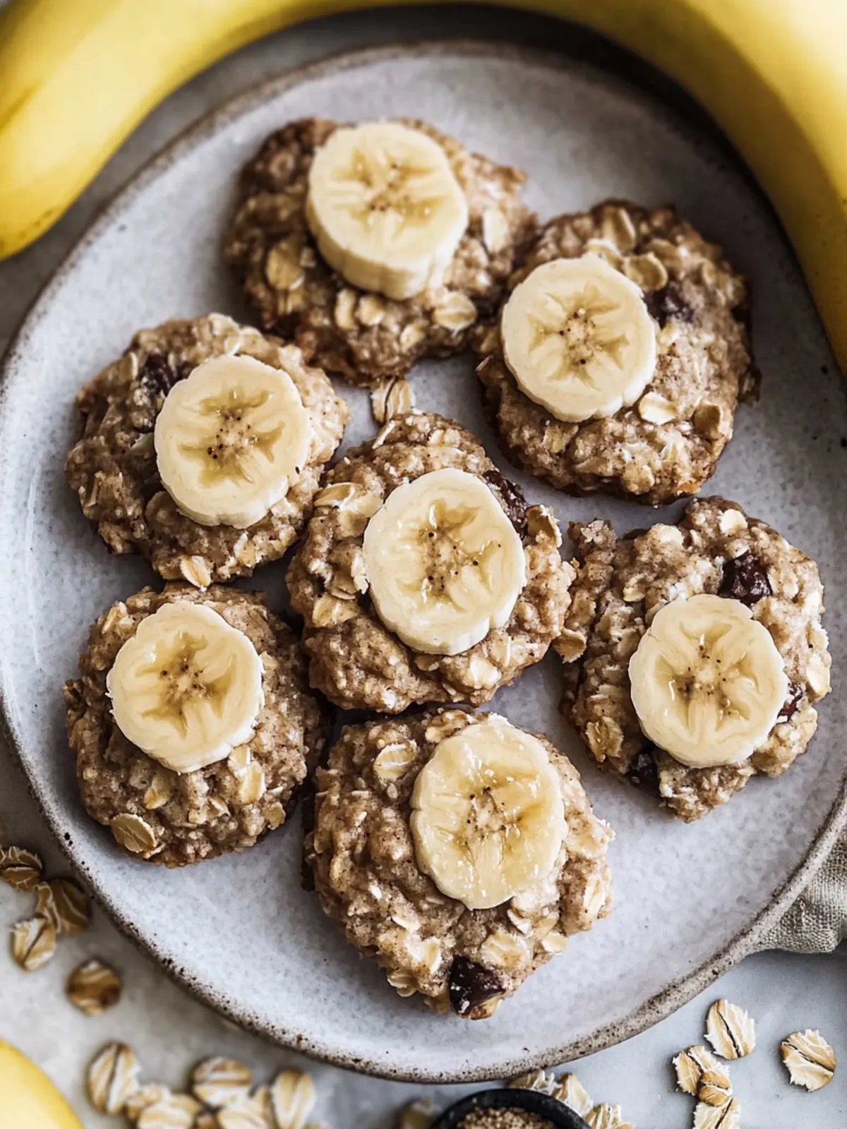 Deliciously Chewy Banana Oatmeal Cookies You'll Love 4 Banana Oatmeal Cookies