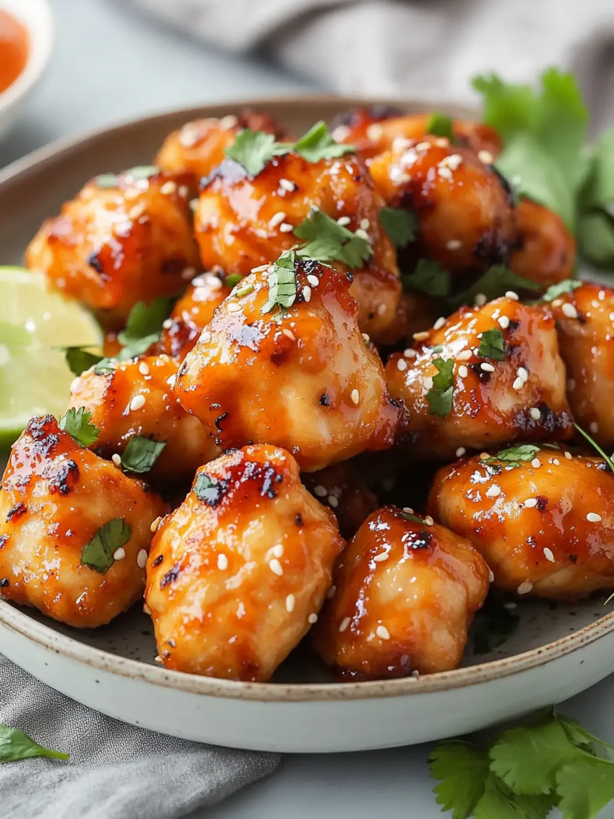 Crispy Thai Chicken Bites in Sweet Chili Bliss 2 Thai Chicken Bites
