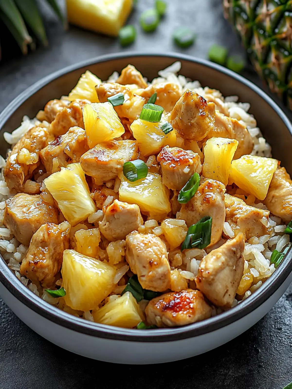 Pineapple Chicken and Rice: A Tropical Family Delight 2 Pineapple Chicken and Rice
