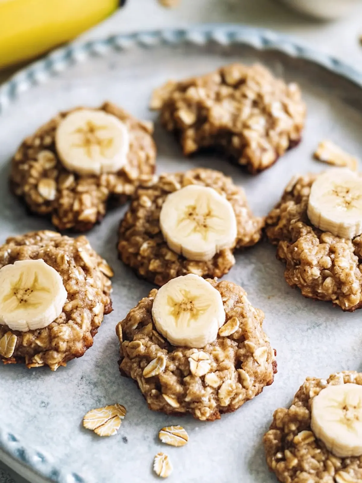 Deliciously Chewy Banana Oatmeal Cookies You'll Love 2 Banana Oatmeal Cookies