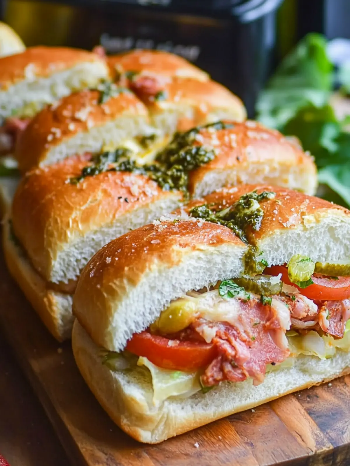 Hot Italian Sub Sliders: Your New Tailgate Favorite 3 Hot Italian Sub Sliders
