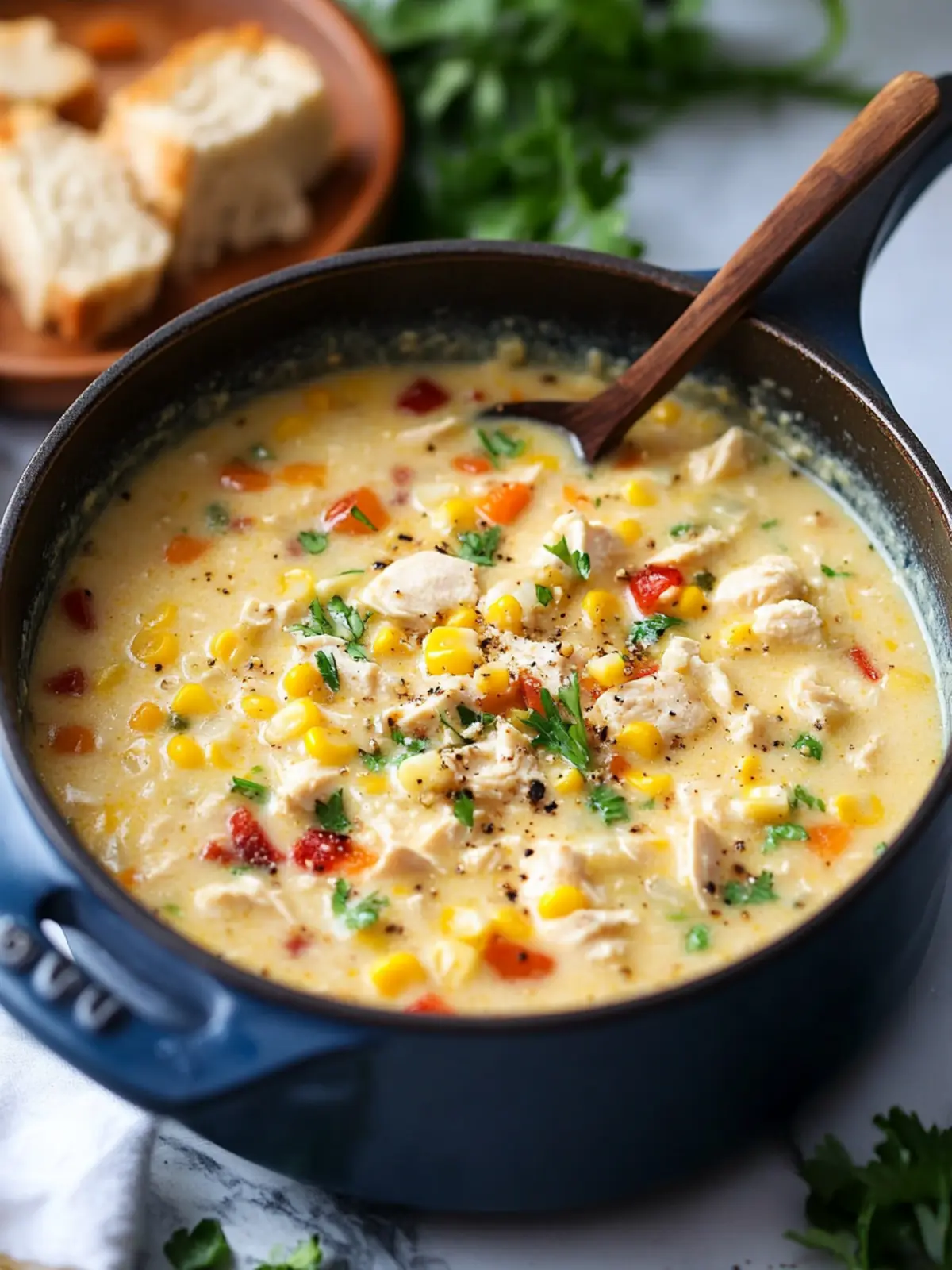 Creamy Chicken Corn Chowder That Beats Takeout Any Day 2 Chicken Corn Chowder