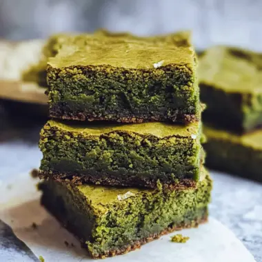 Irresistible Matcha Brownies with Fudgy Crinkle Tops 9 Matcha Brownies