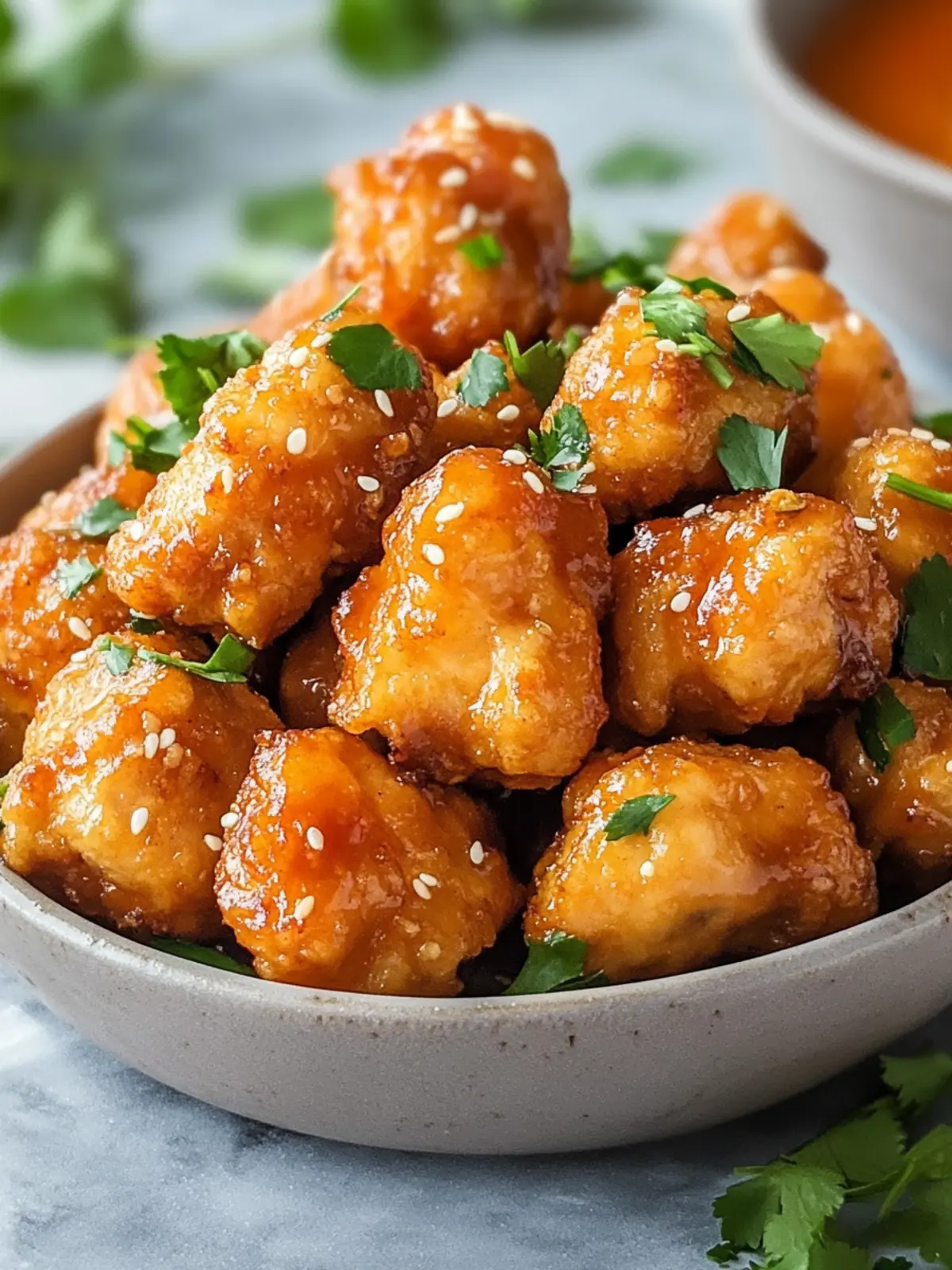 Crispy Thai Chicken Bites in Sweet Chili Bliss 3 Thai Chicken Bites