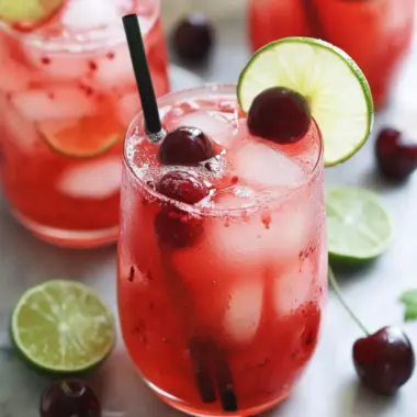 Refreshing Homemade Cherry Limeade to Beat the Summer Heat 10 Homemade Cherry Limeade