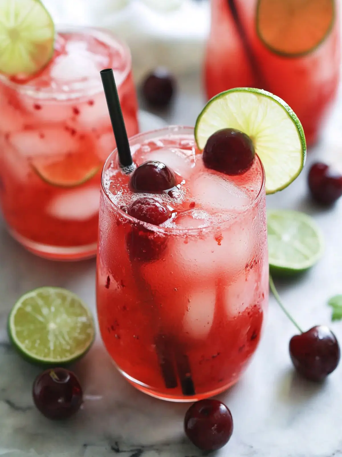 Refreshing Homemade Cherry Limeade to Beat the Summer Heat 5 Homemade Cherry Limeade