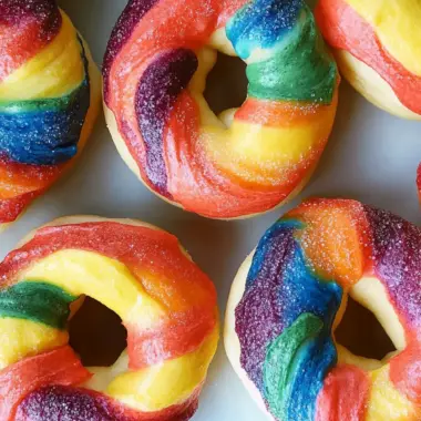 Rainbow Bagels: Vibrant, Fun, and Homemade Happiness 9 Rainbow Bagels