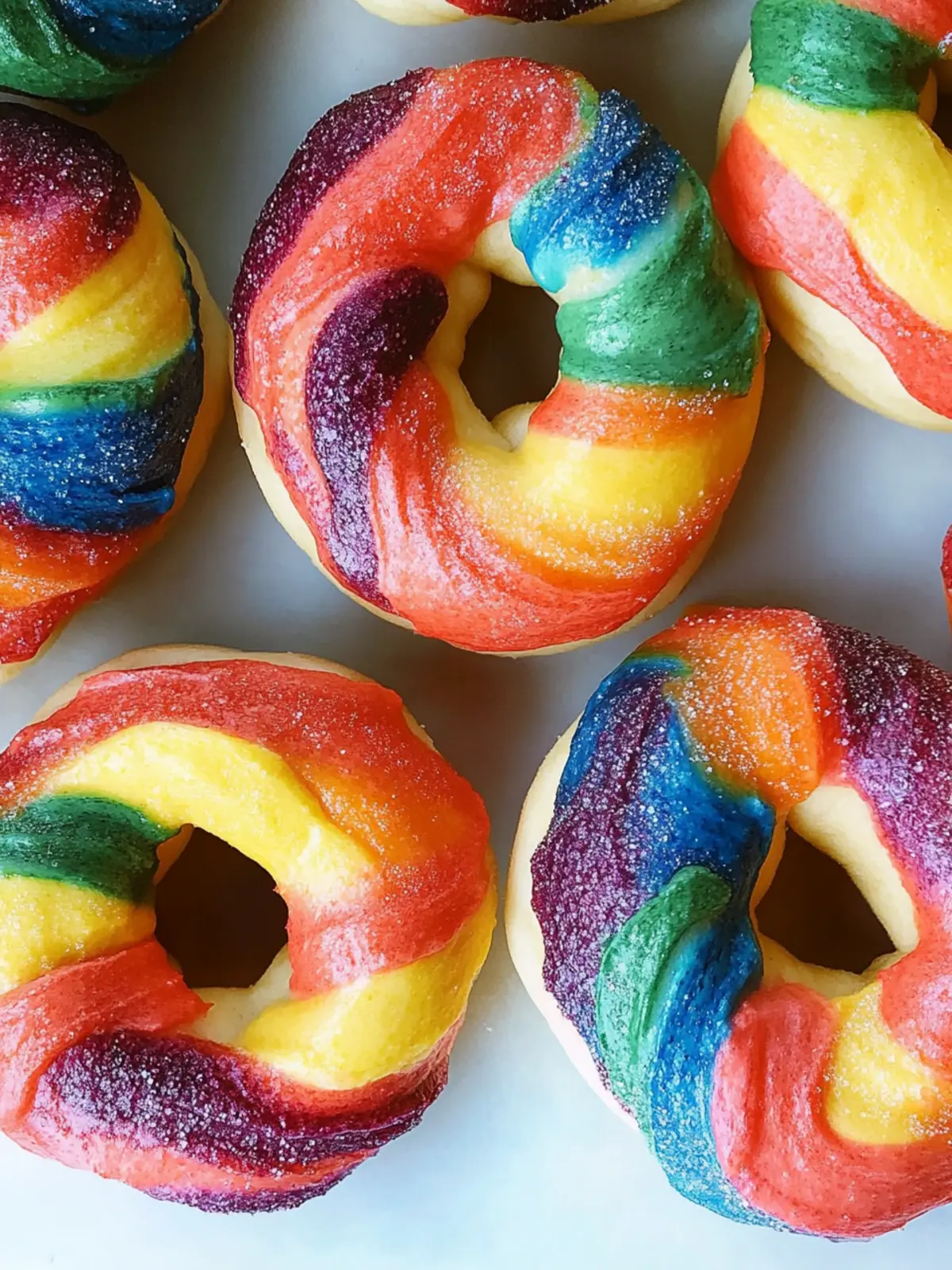 Rainbow Bagels: Vibrant, Fun, and Homemade Happiness 5 Rainbow Bagels