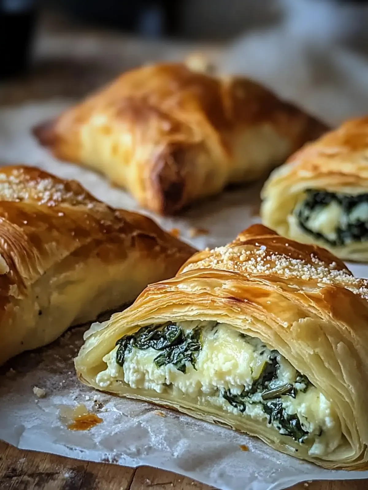 Cheese and Spinach Stuffed Pastry to Wow Your Taste Buds 2 Cheese and Spinach Stuffed Pastry