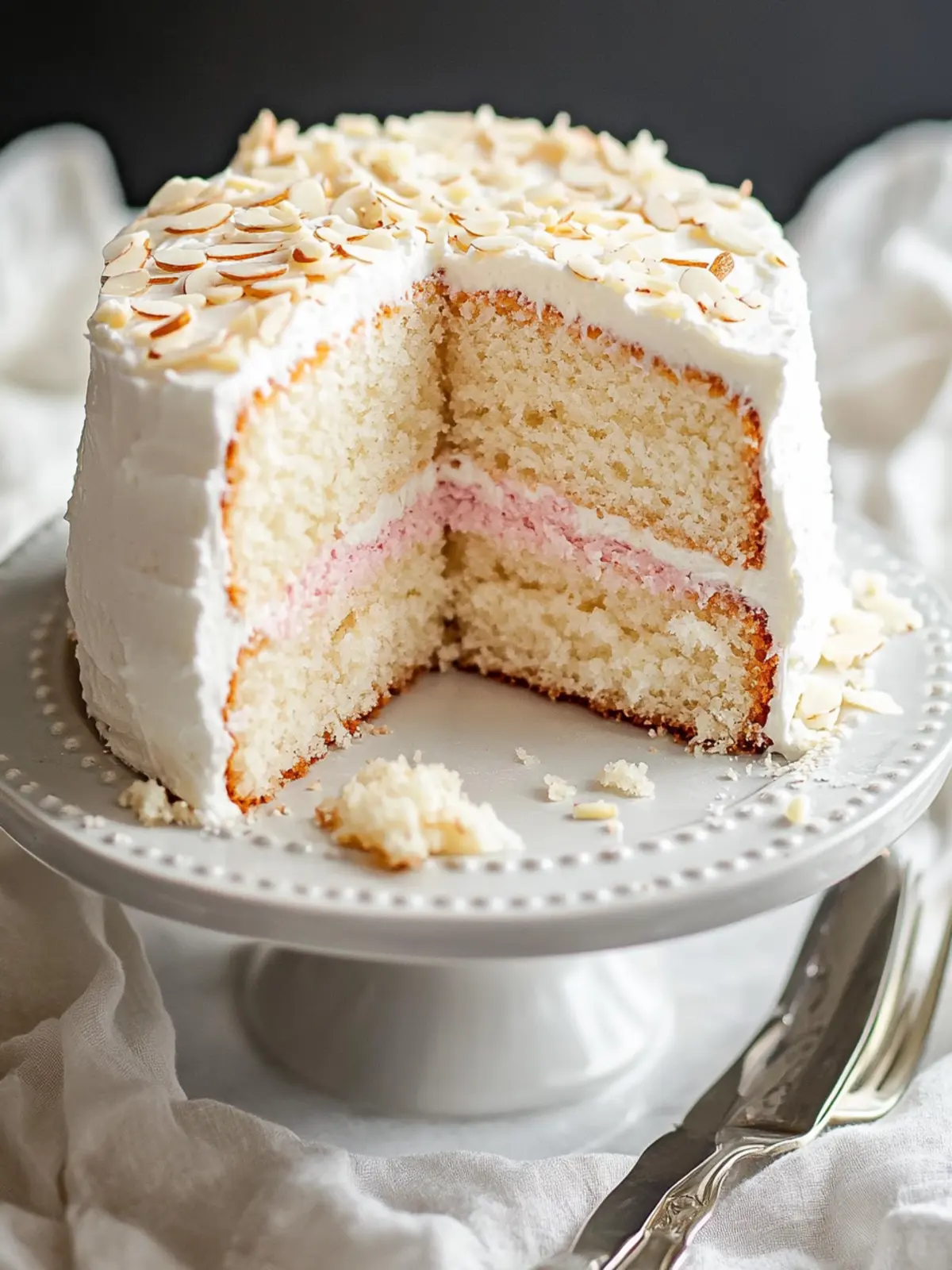 Delicious White Almond Cake to Elevate Your Baking Game 4 White Almond Cake