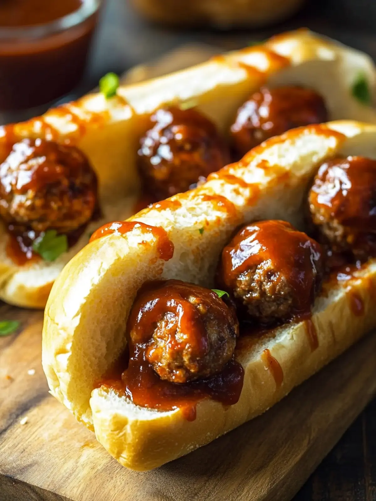 Ultimate BBQ Meatball Subs: Comfort Food with a Twist 4 BBQ Meatball Subs