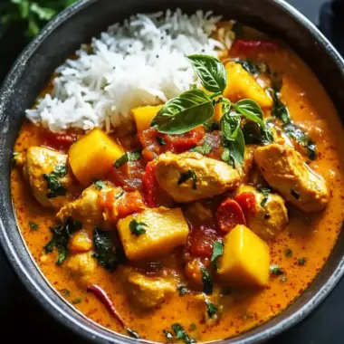 Mango Chicken Curry Bliss: Quick, Creamy, and Irresistible 10 Mango Chicken Curry