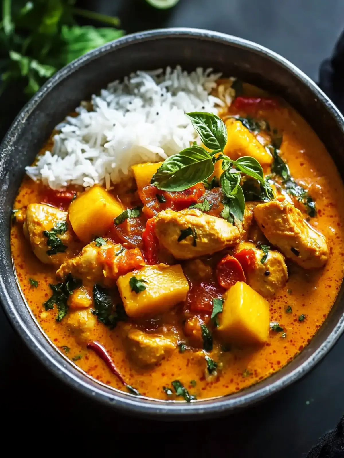 Mango Chicken Curry Bliss: Quick, Creamy, and Irresistible 5 Mango Chicken Curry