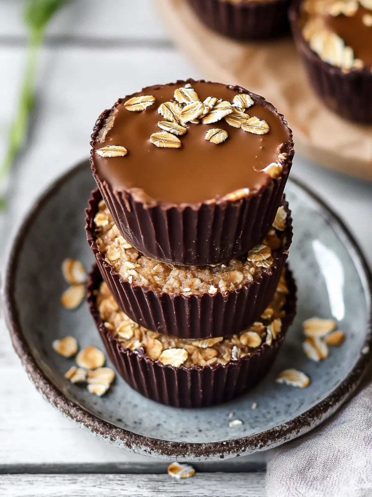 Peanut Butter Chocolate Oat Cups: The Ultimate Sweet Treat 4 Peanut Butter Chocolate Oat Cups