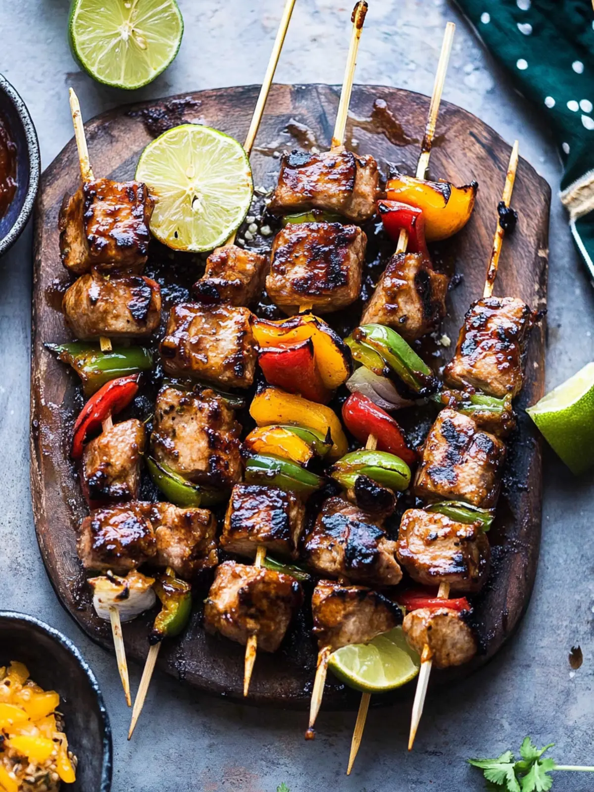 Savor Hawaiian BBQ Skewers with Tangy Pineapple Bliss 2 Hawaiian BBQ Skewers