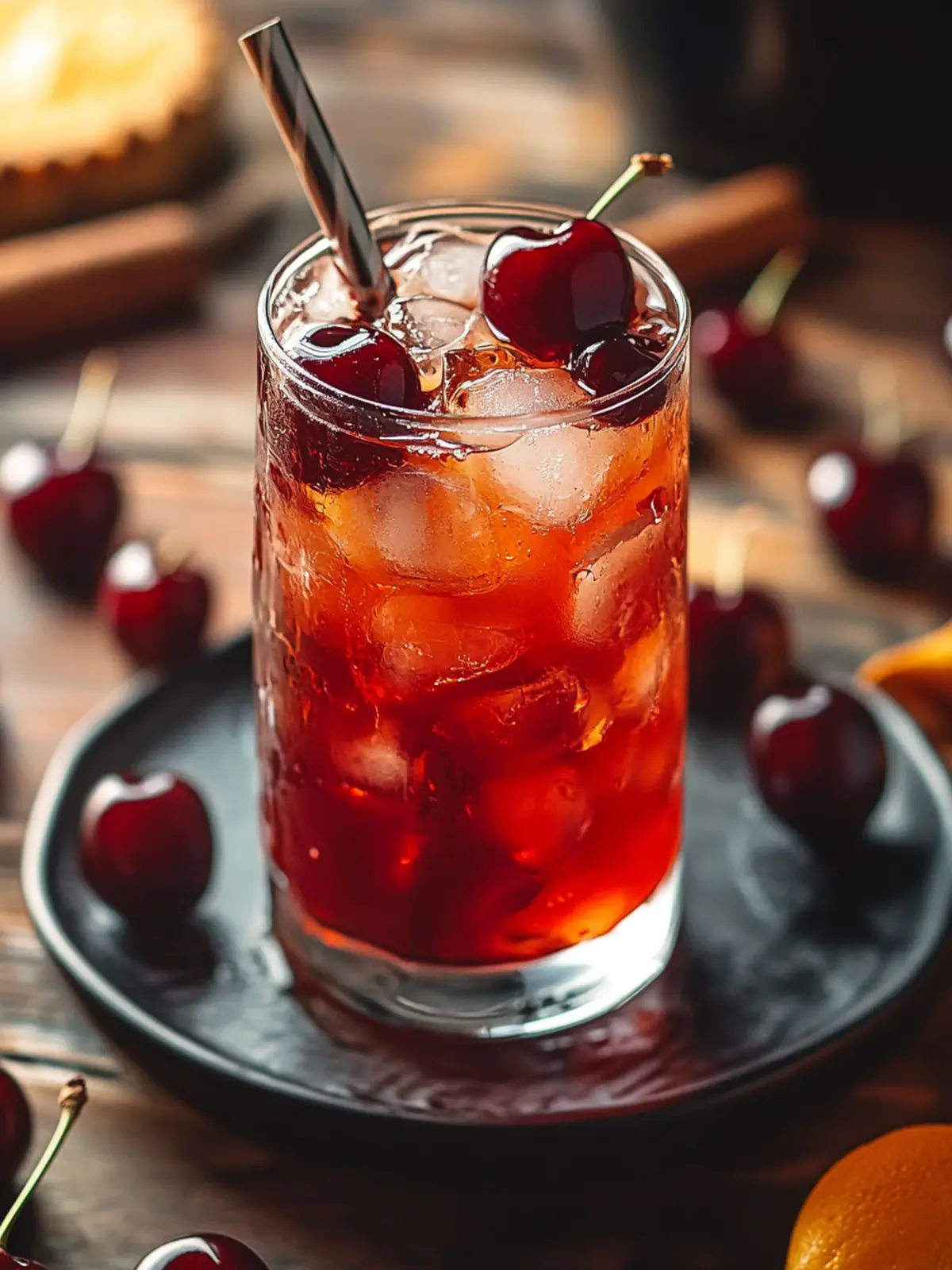 Cherry Pie Iced Tea: Sip Summer's Sweetest Refreshment 2 Cherry Pie Iced Tea