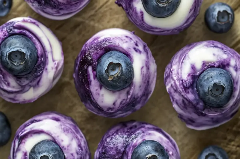 Blueberry Greek Yogurt Bites