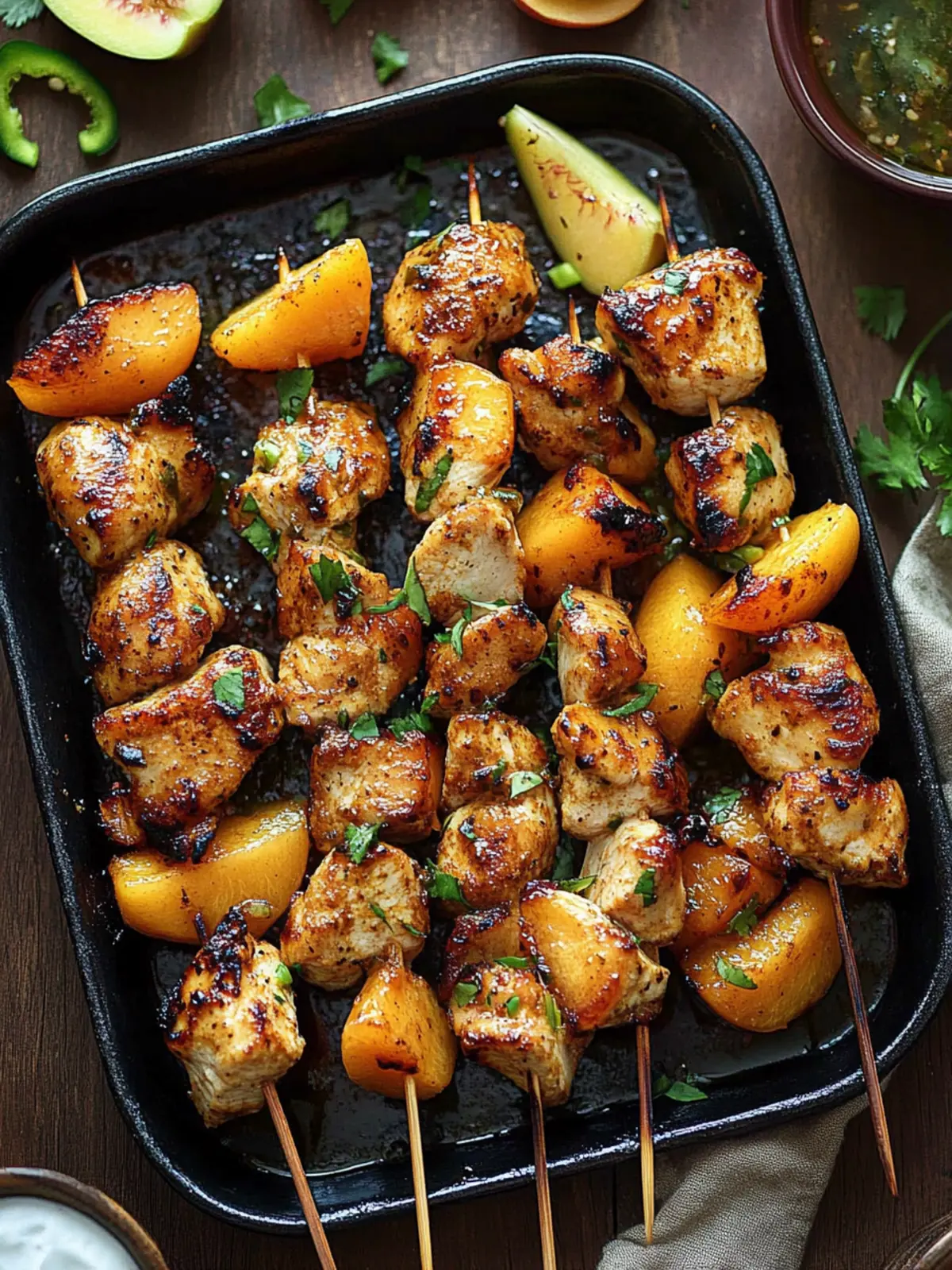 Savor Summer with Easy Jalapeno Peach Chicken Skewers 5 Jalapeno Peach Chicken Skewers
