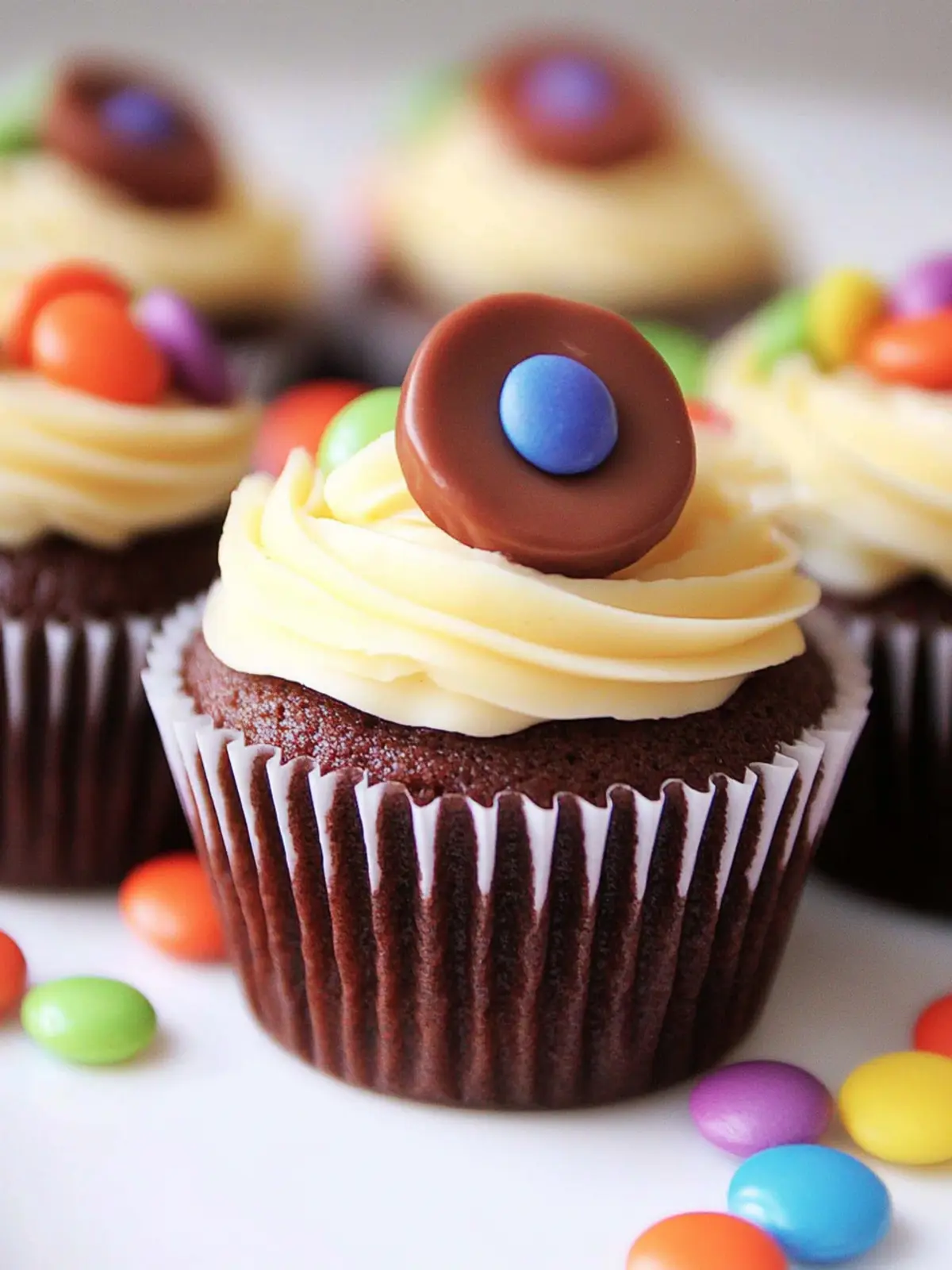 Irresistible Smarties Cupcakes for a Sweet Nostalgia Trip 3 Smarties Cupcakes