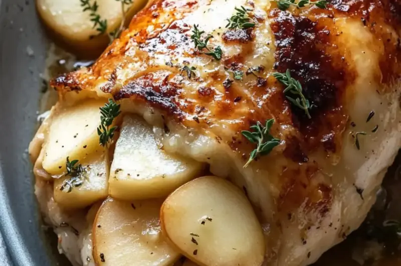 Apple and Brie Stuffed Chicken