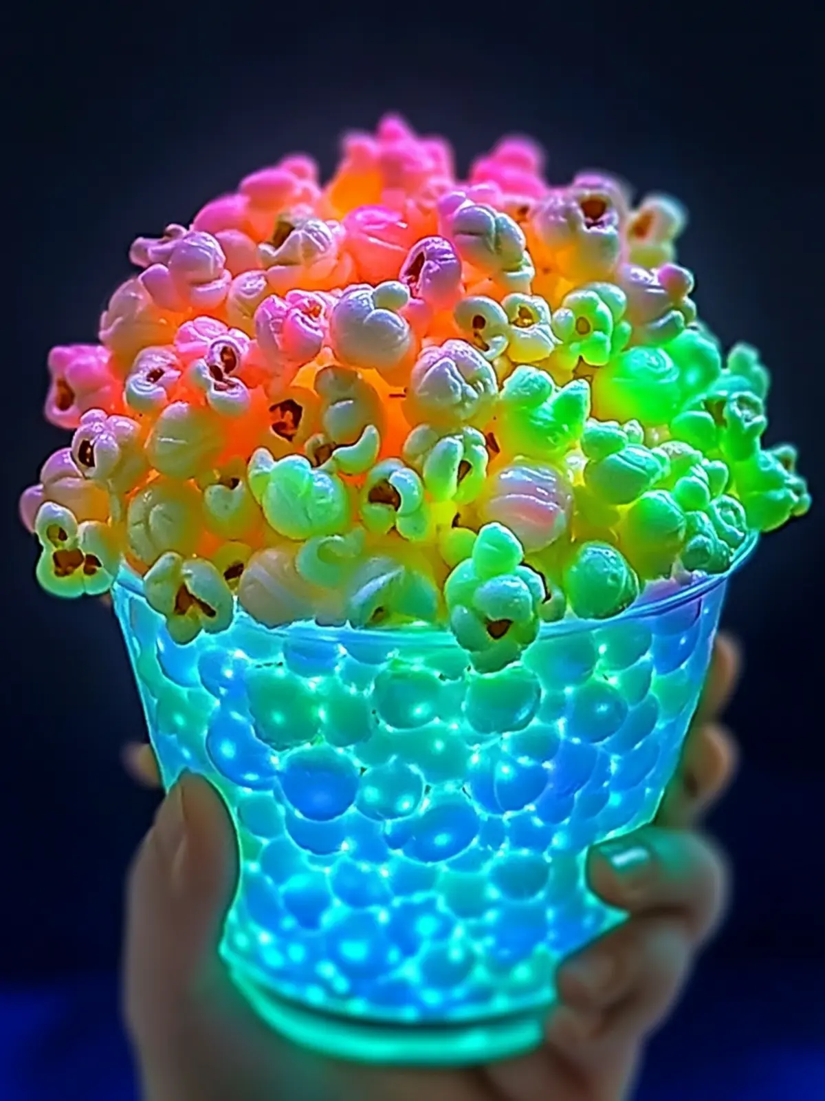 Glow in the Dark Candy Popcorn Bombs for Colorful Snacking Fun 4 Glow in the Dark Candy Popcorn Bombs
