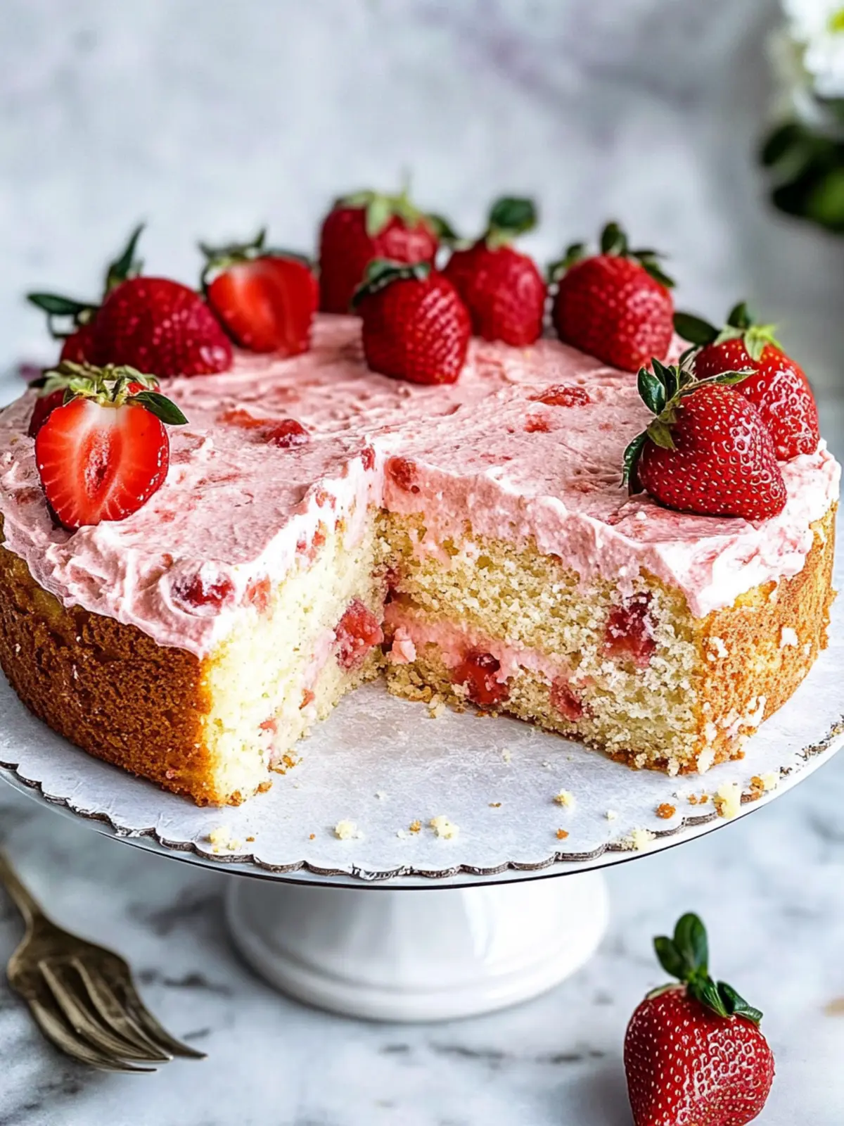 Deliciously Simple French Strawberry Cake You’ll Love 4 French Strawberry Cake