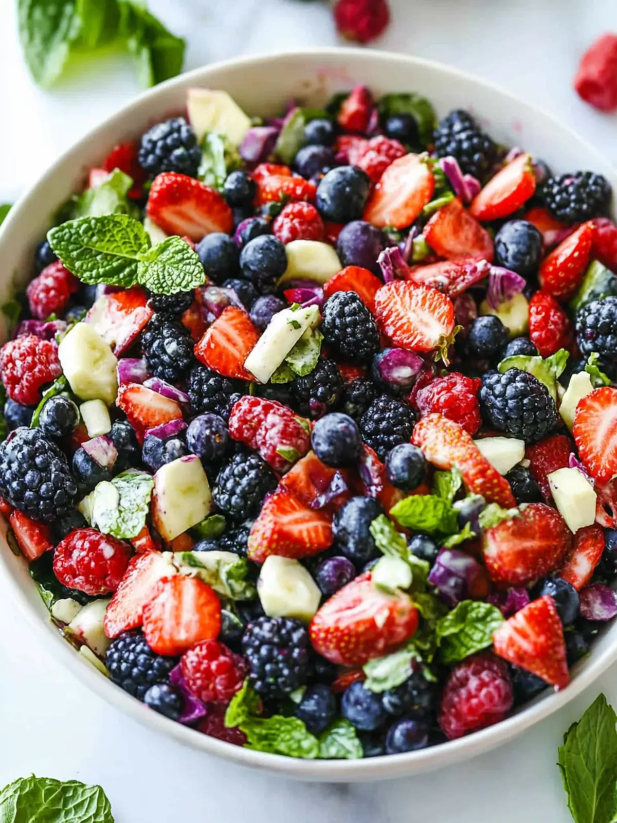 Superfood Berry Salad with Zesty Lemon Herb Dressing Delight 4 Superfood Berry Salad