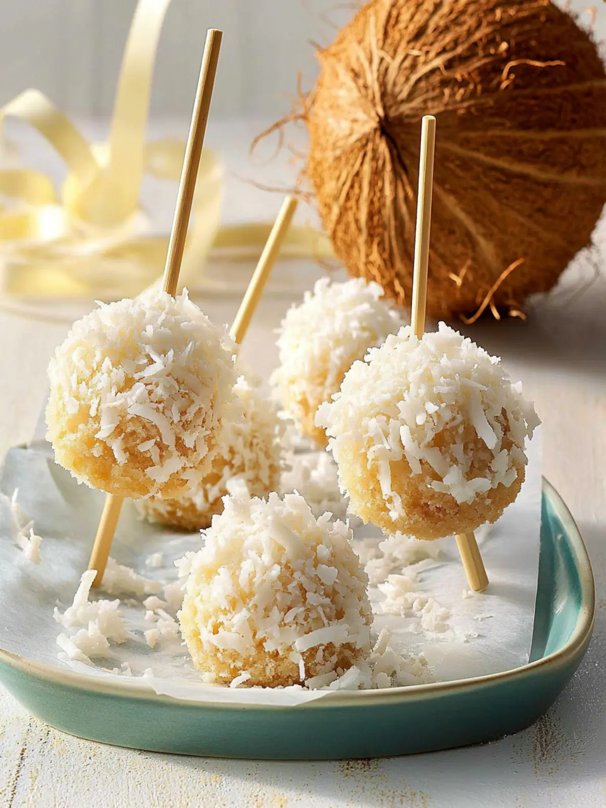 Coconut-Rum Cake Pops You Can’t Resist Making Today 3 Coconut-Rum Cake Pops
